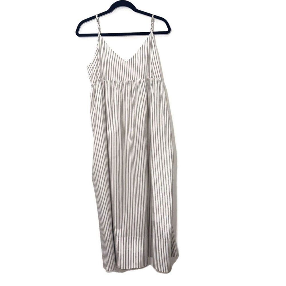Jenni Kayne Cove Midi Dress - Black Stripe M - Picture 2 of 8